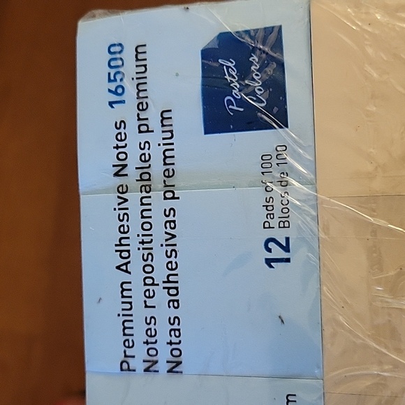 Business Source 16500 adhesive sticky notes 1.5"x2" 100 12 pack assorted pastel - Picture 2 of 8